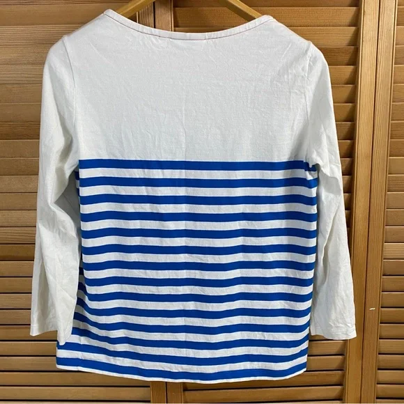 Women’s Lacoste Made In France Striped Organic Cotton T-shirt - Picture 6 of 6